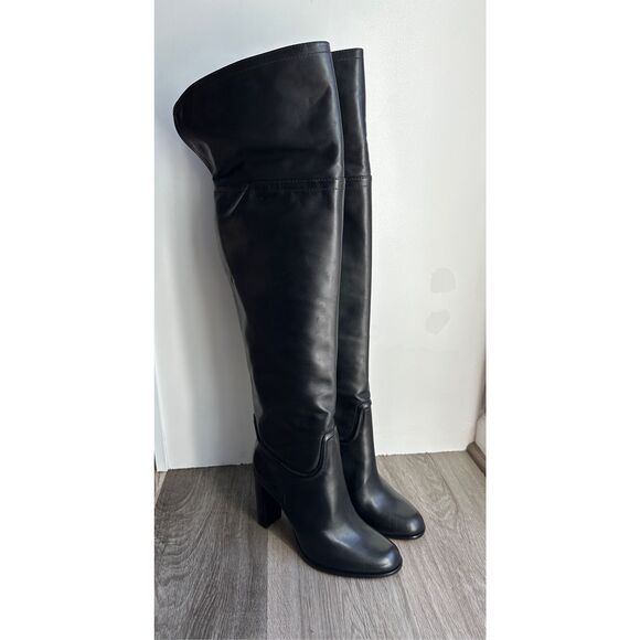 Alexandre Birman Lauren Over The Knee 90 Boot Black EU39/US9 $995 - Picture 8 of 14